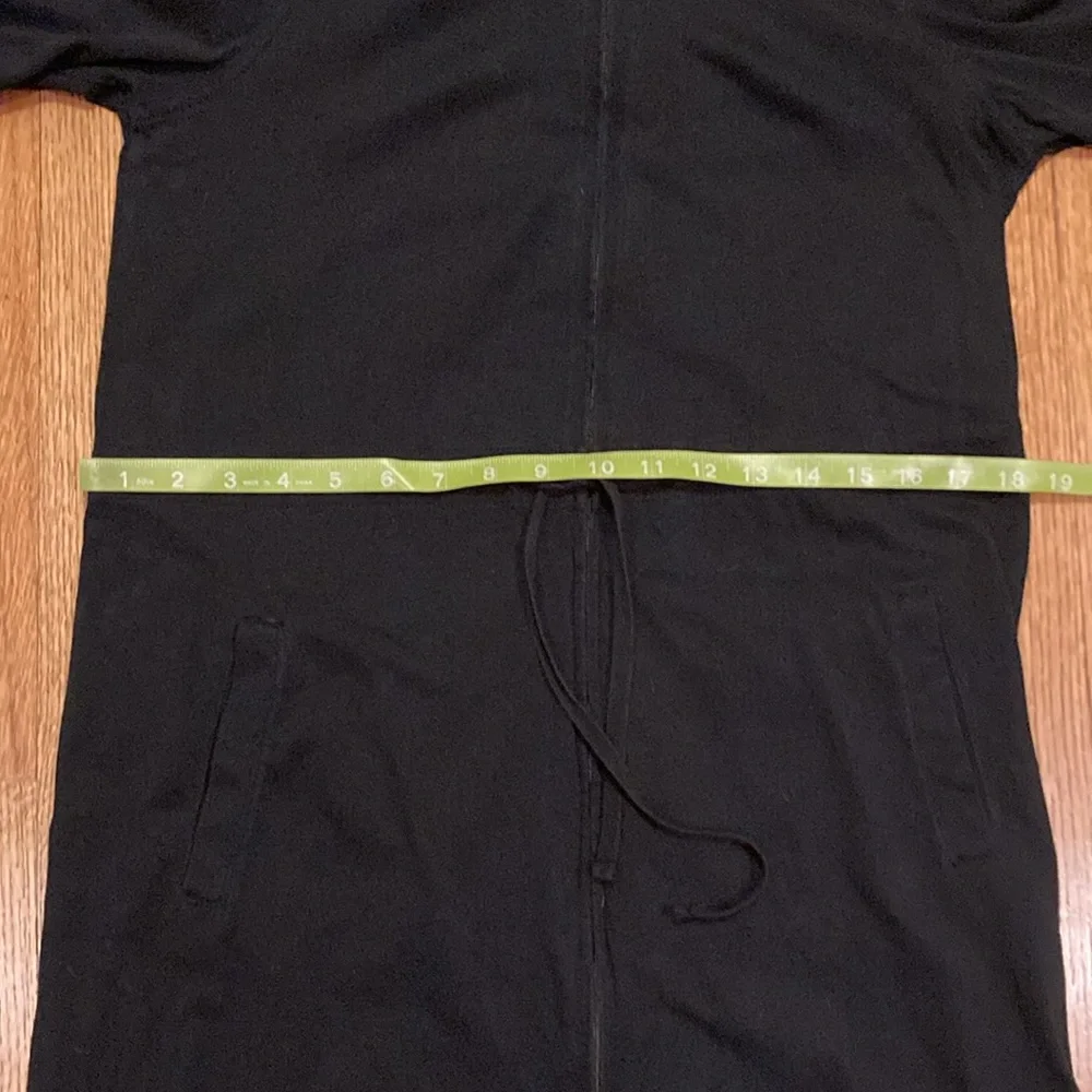 J Jill Black Cotton Zip Up Hoodie Size Small - Picture 14 of 16